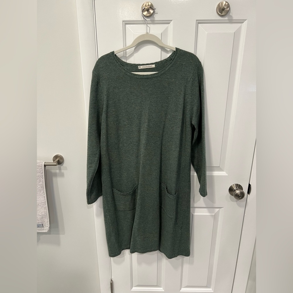 Mansted green dress with pockets